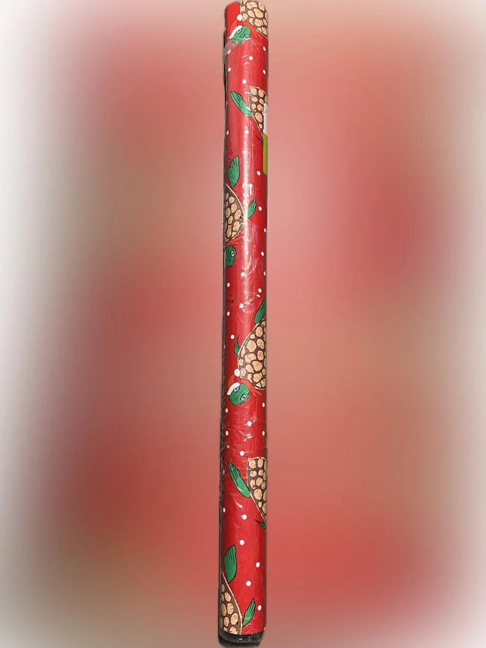 🔴New Jingles & Joy Christmas Santa Sea Turtle Festive Holiday Wrap Paper Roll